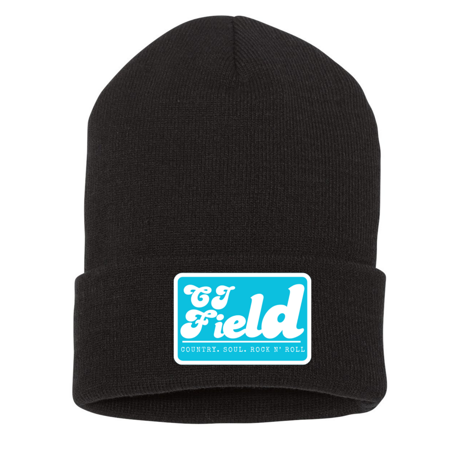 CJ FIELD BLUE/WHITE LOGO BEANIE