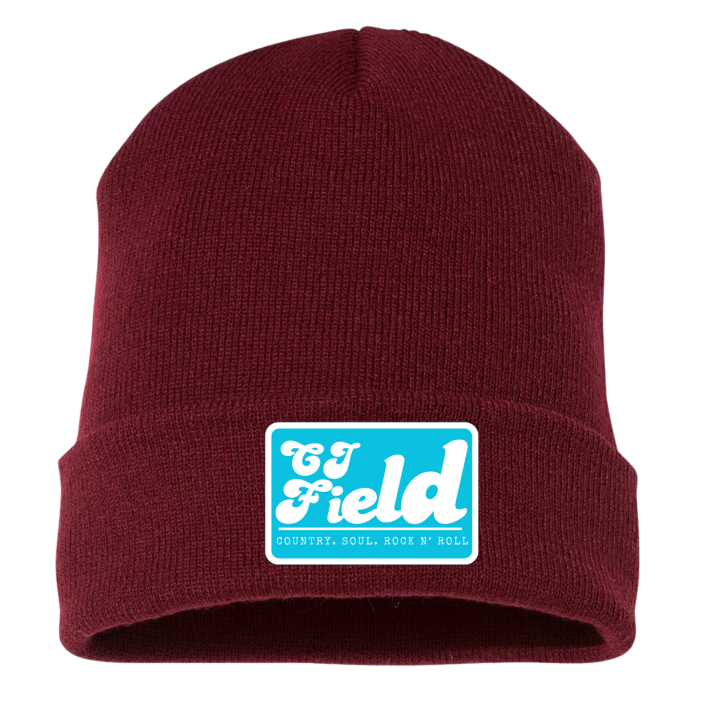 CJ FIELD BLUE/WHITE LOGO BEANIE
