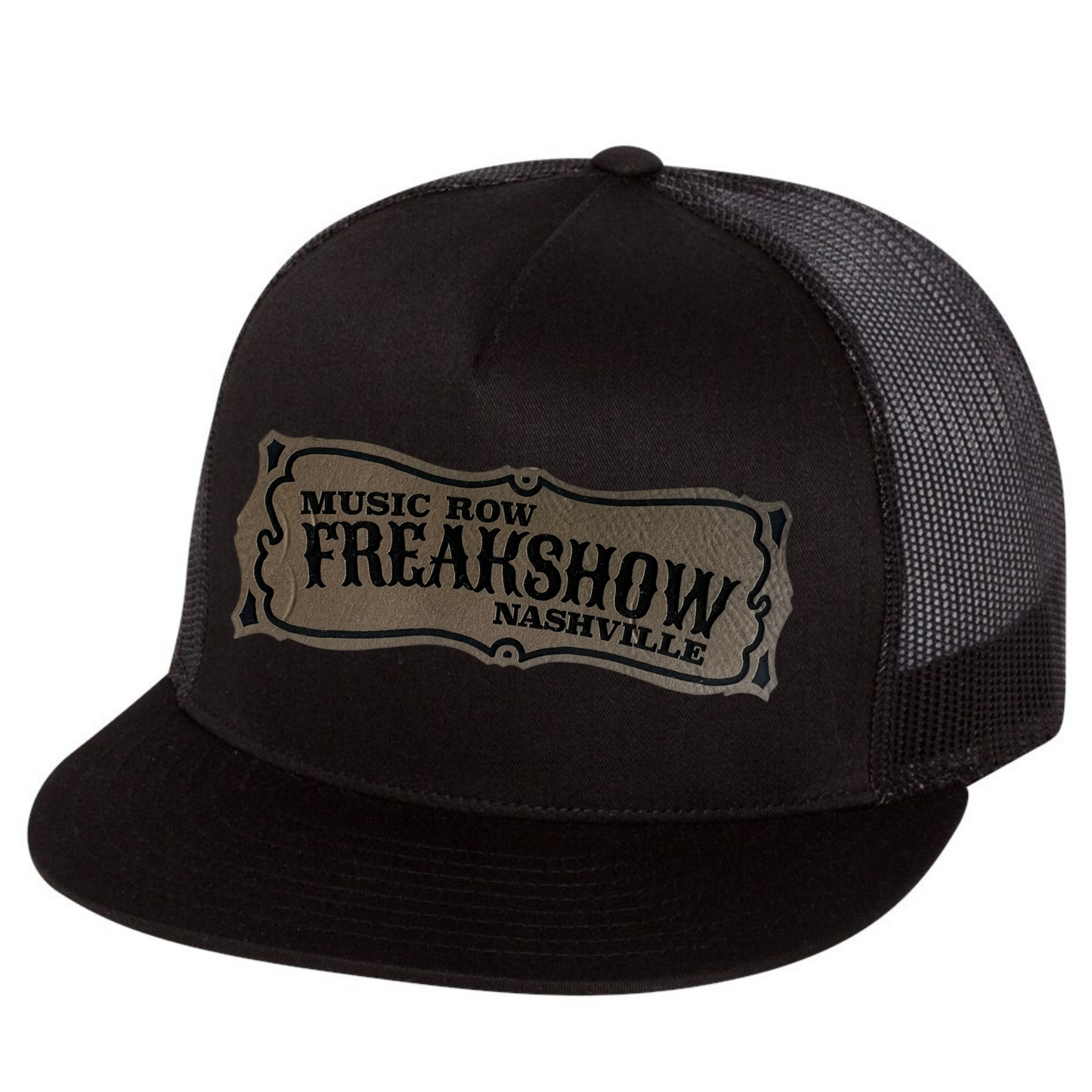 FREAKSHOW SNAP BACK SANDSTONE LEATHER PATCH