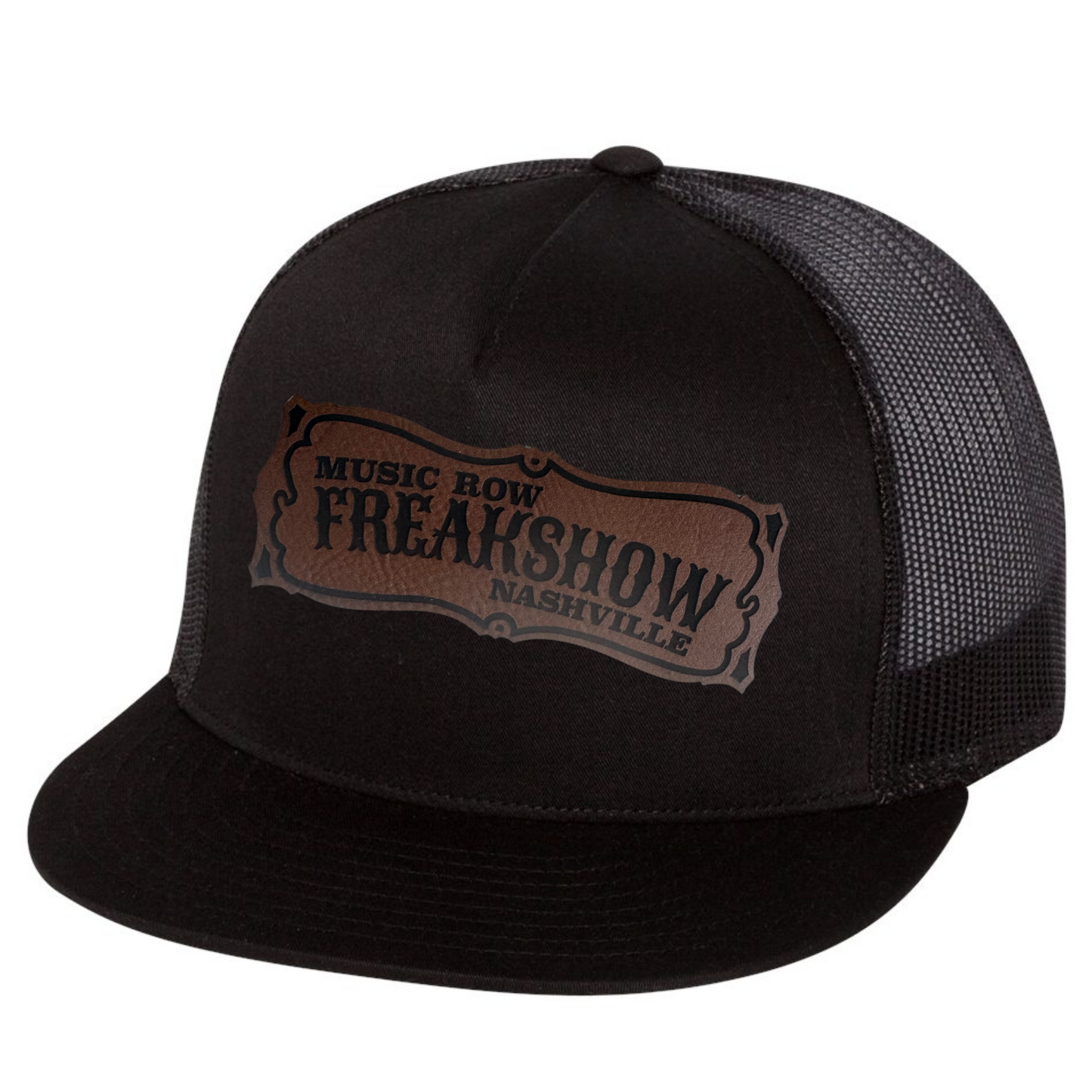 FREAKSHOW SNAPBACK CHESTNUT LEATHER PATCH
