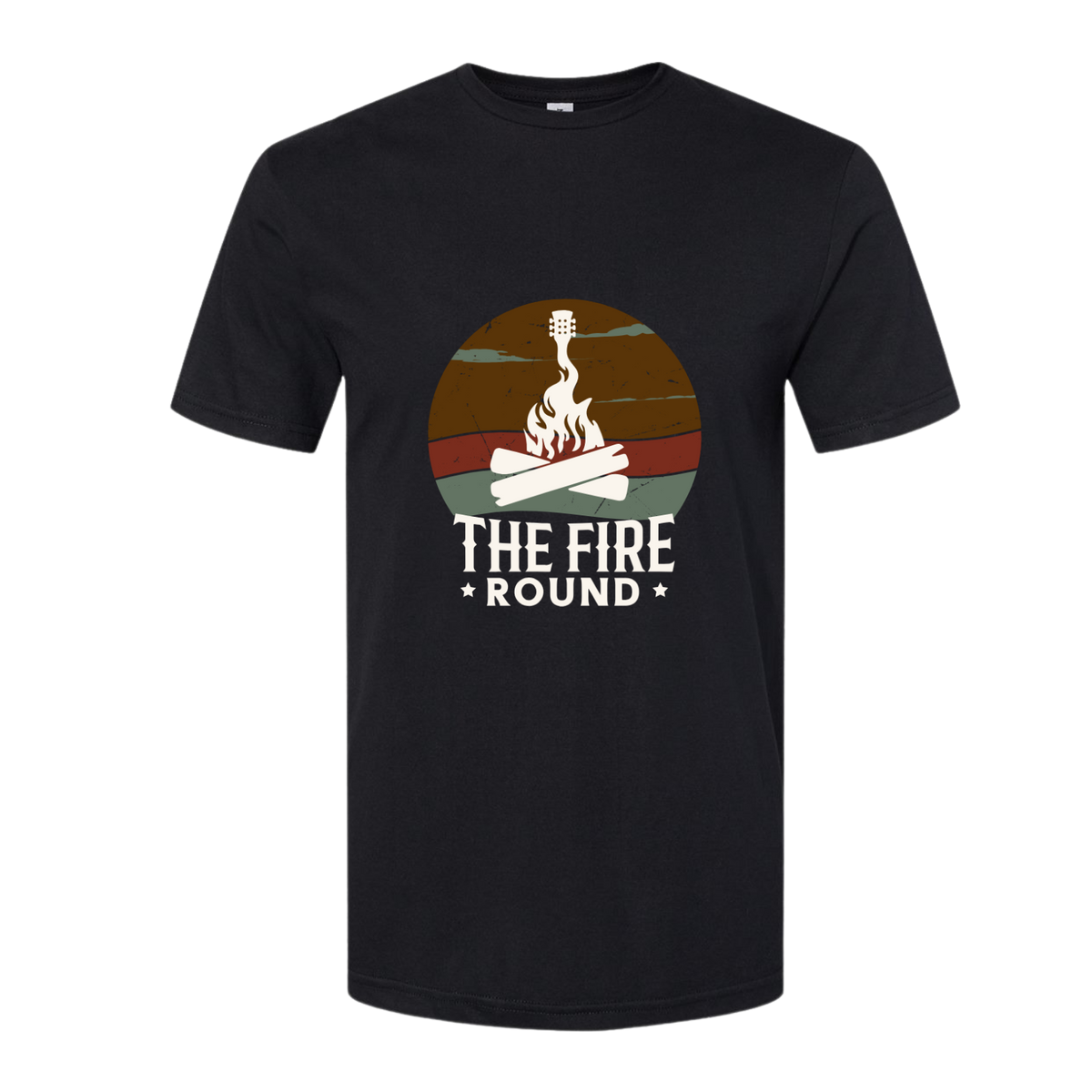 A THE FIRE ROUND TEE"S LARGE COLORED Logo