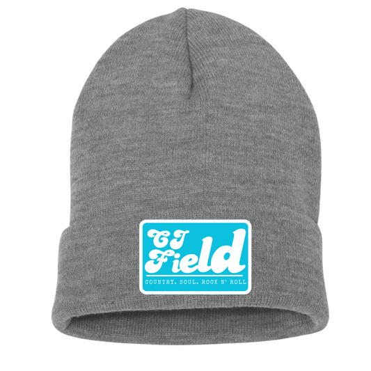 CJ FIELD BLUE/WHITE  LOGO BEANIE