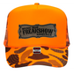 FREAKSHOW FOAM TRUCKER HAT SANDSTONE LEATHER PATCH