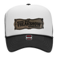 FREAKSHOW FOAM TRUCKER HAT SANDSTONE LEATHER PATCH