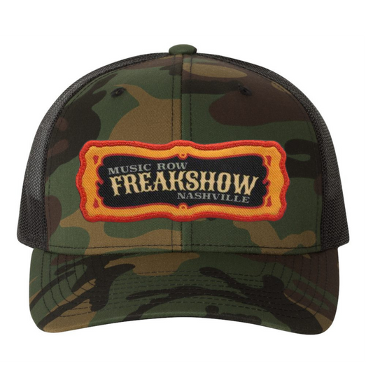 FREAKSHOW SNAP BACK EMBROIDERED PATCH