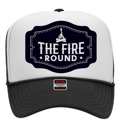 THE FIRE ROUND FOAM TRUCKER BUCKLE PATCH