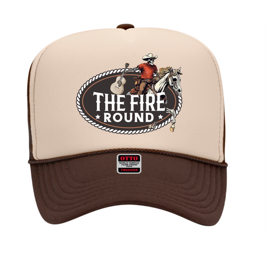 THE FIRE ROUND RODEO FOAM TRUCKER HAT