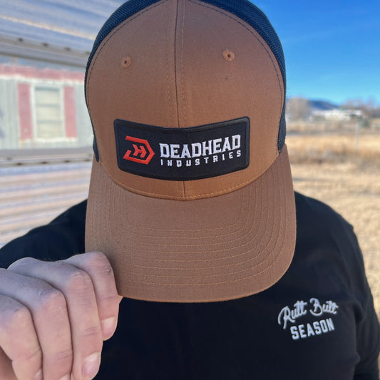 Deadhead Logo Retro Trucker Cap-Mesh Snapback