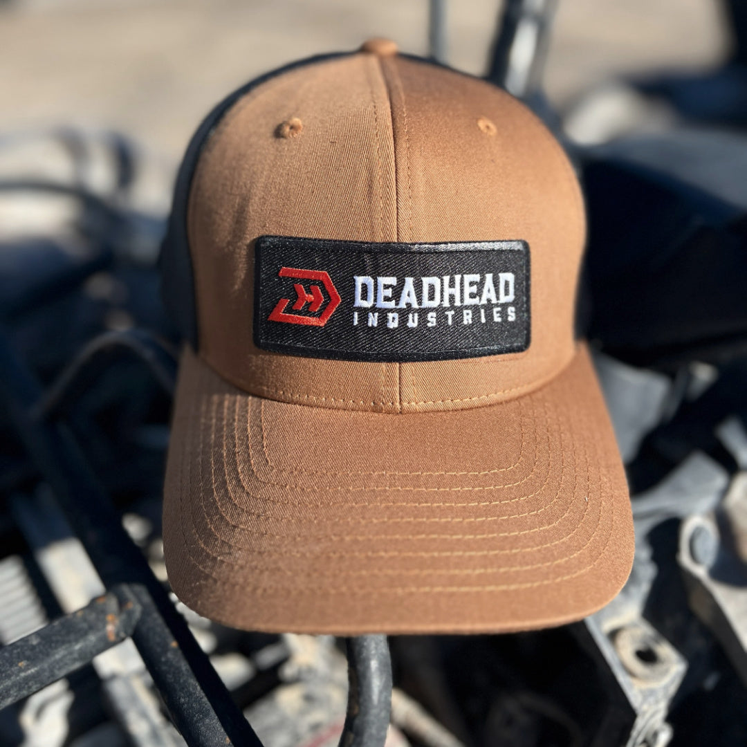 Deadhead Logo Retro Trucker Cap-Mesh Snapback