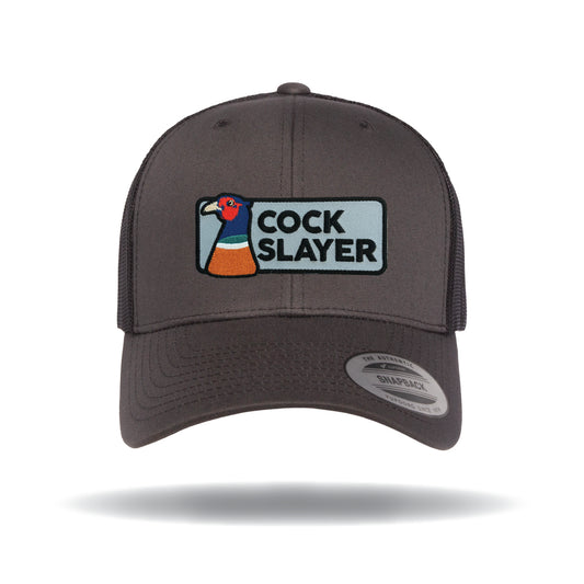 Cock Slayer Retro Trucker Cap-Mesh Snapback